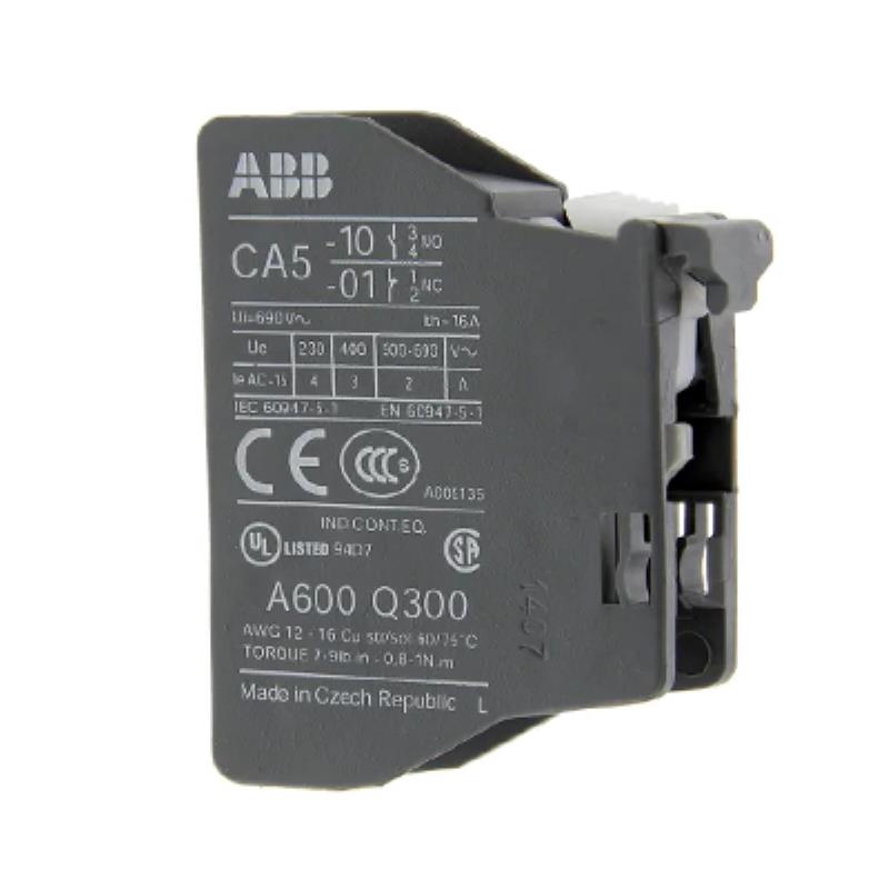 ABB Contactor Auxiliary Contact Block - 2NO + 2NC Front Mount CA5-22 E